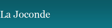 La Joconde